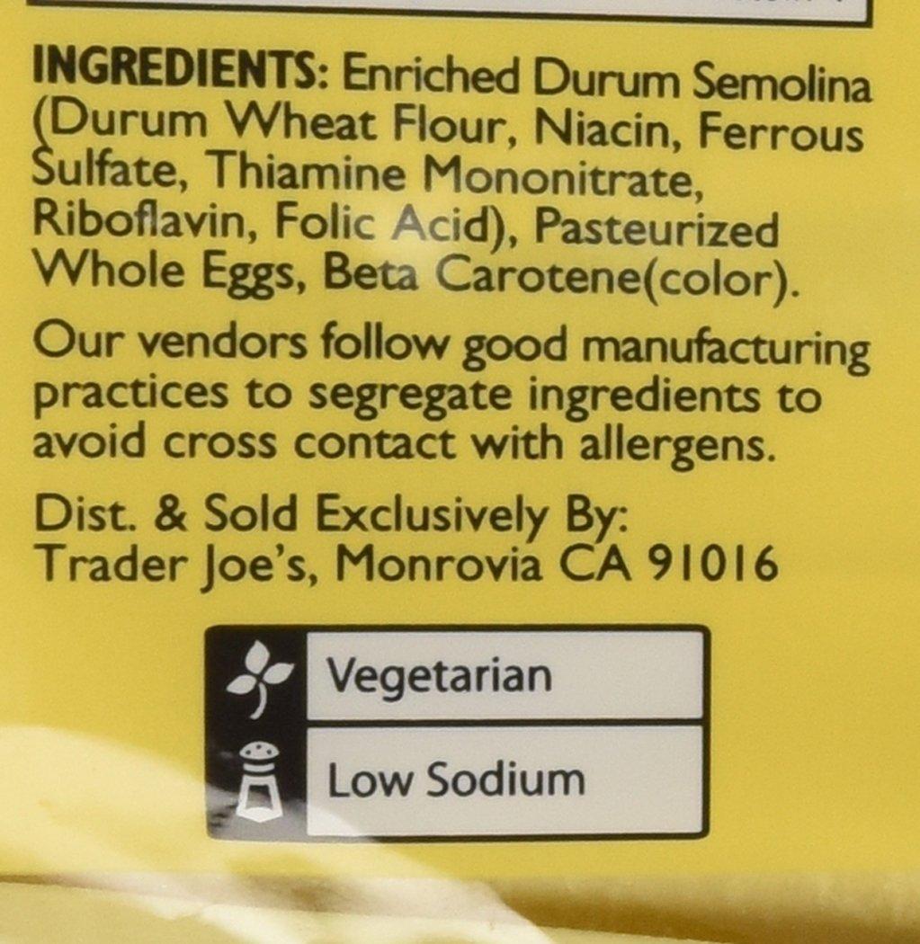 Trader Joe's Egg Pappardelle Pasta Authentic Italian Noodles for