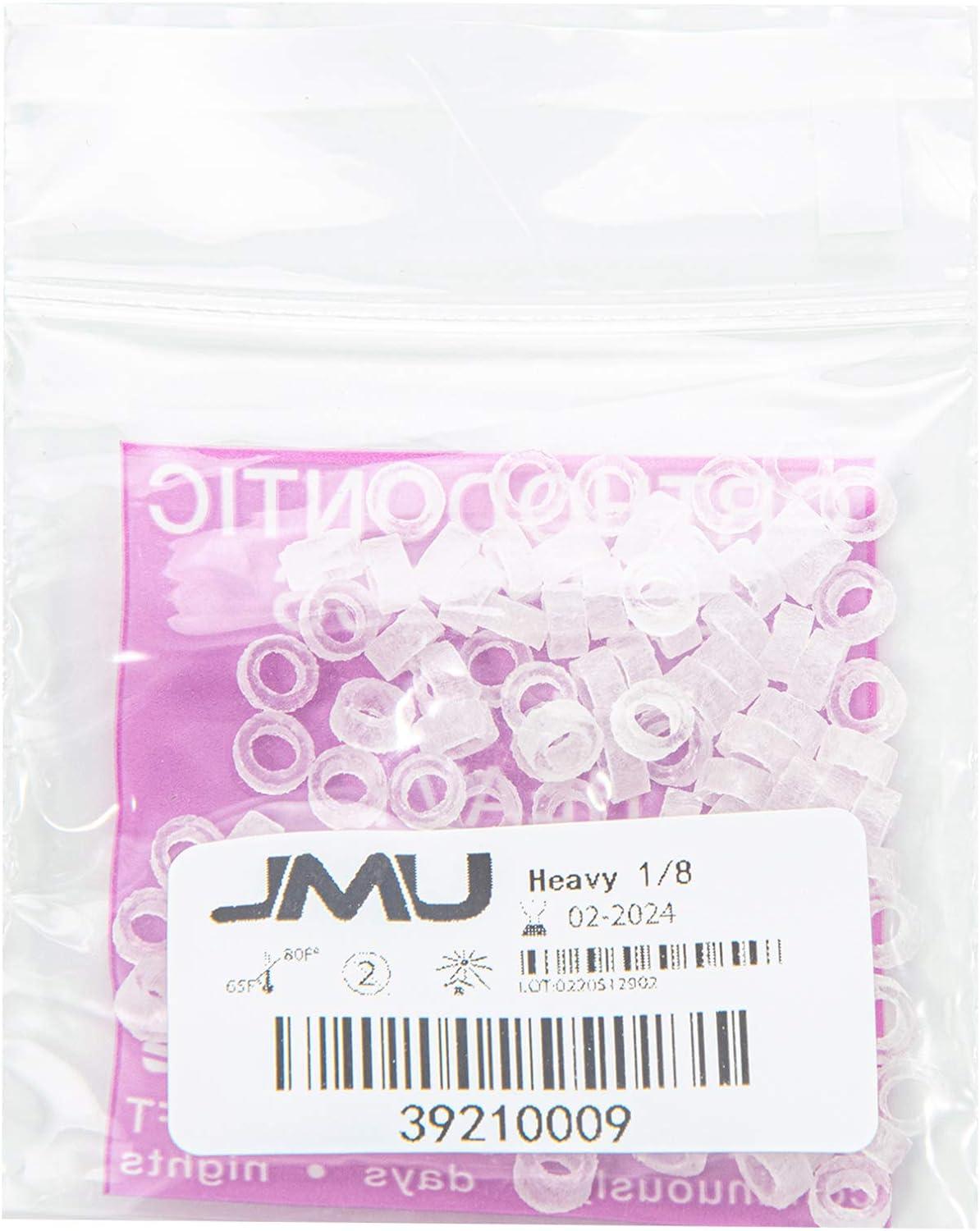 JMU Orthodontic Elastics 1/8 Heavy LatexFree Dental Rubber Bands 500