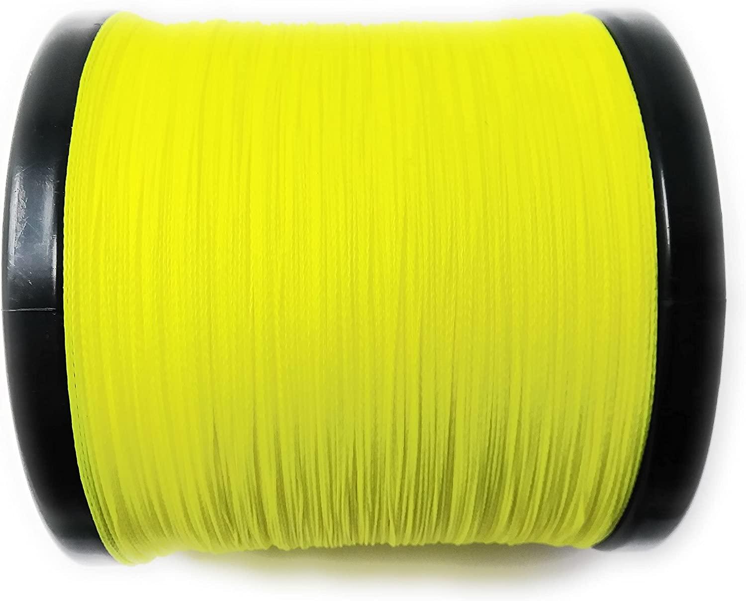 Spearfishing World 1/4 Hollow Braid Float Line, Yellow, 100ft