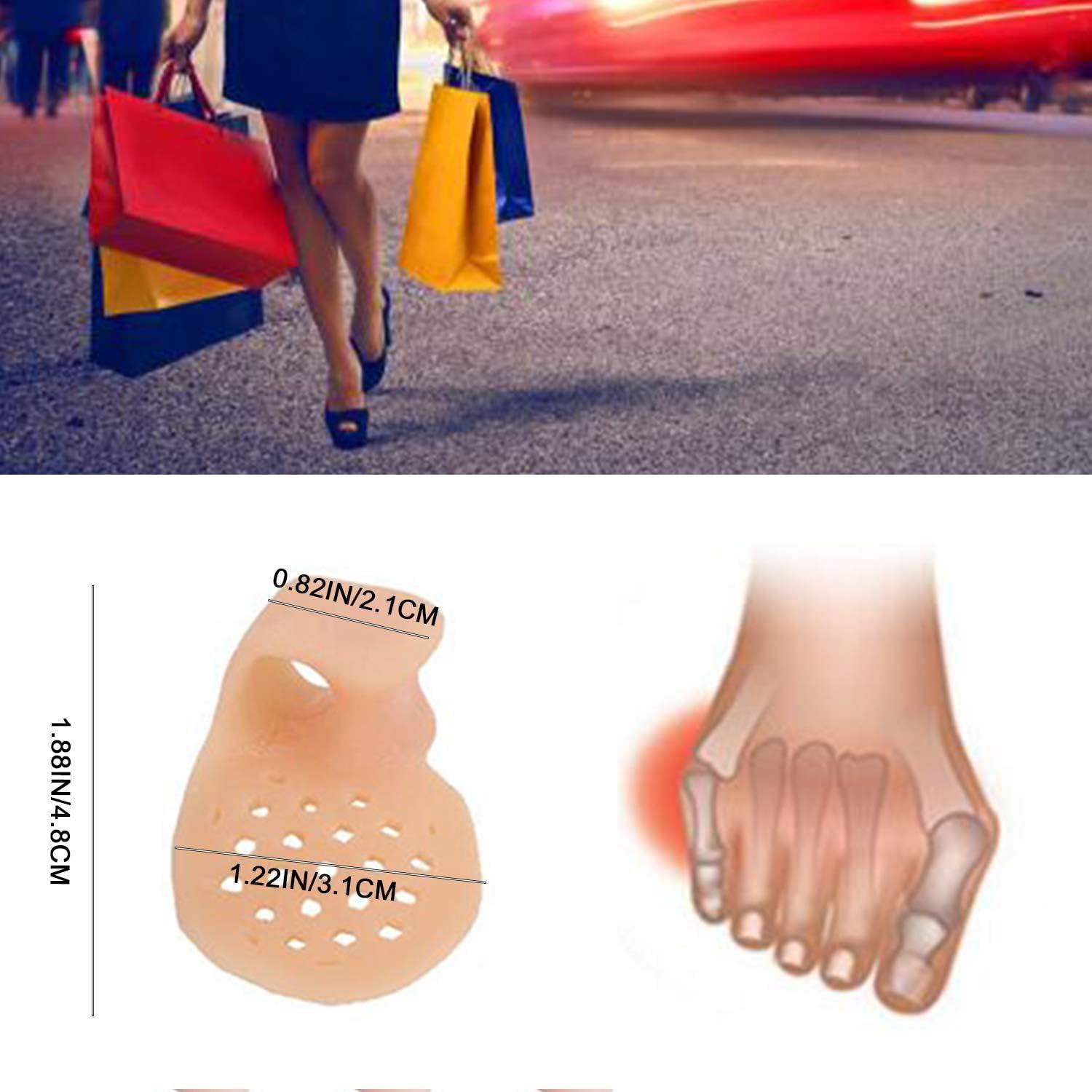 Pinky Toe Gel Cushion Splint Toe Separators for Men and Women