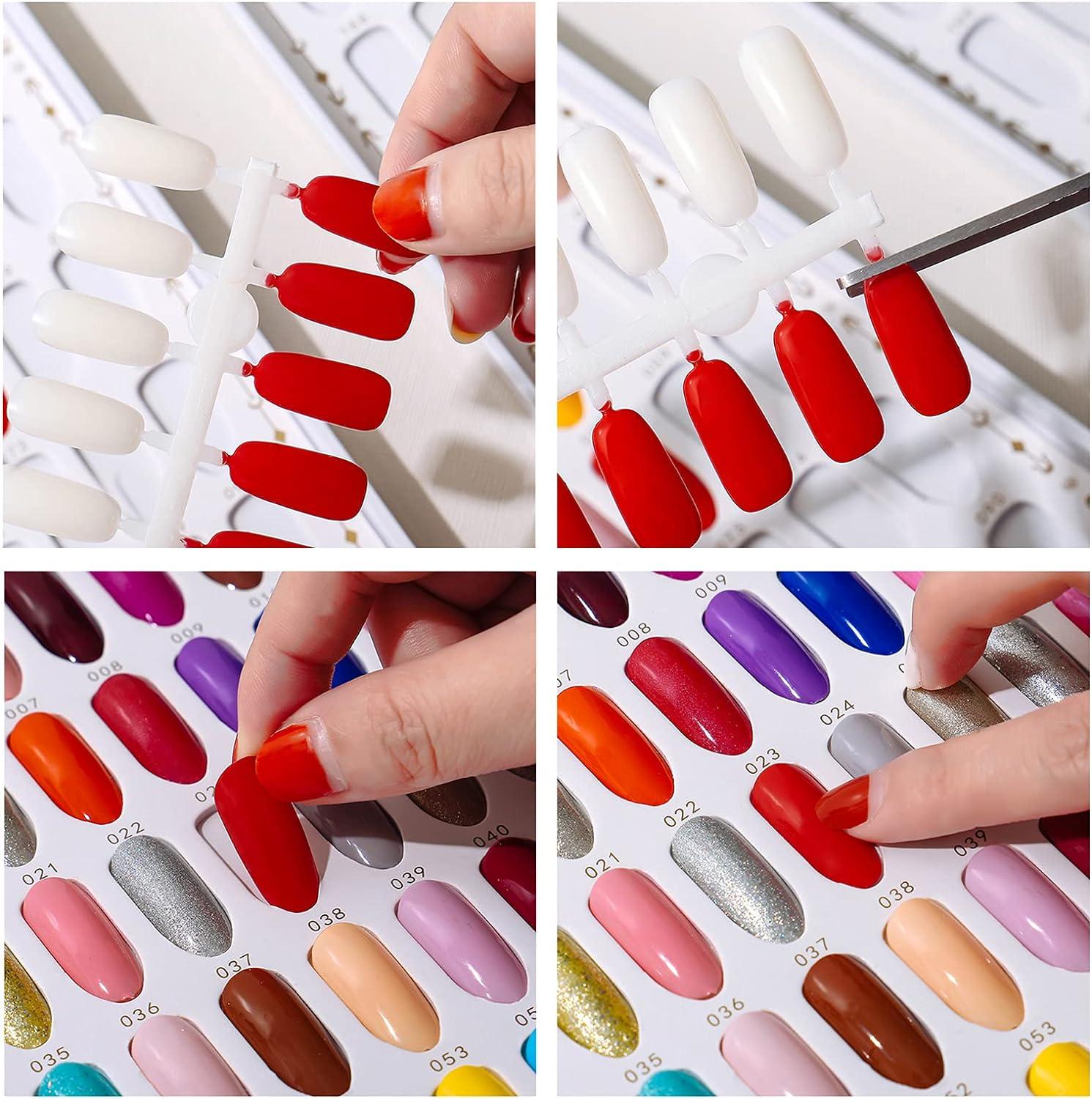 Jinzhaolai Pu Leather Display Book For Nail Art Color Chart Display Card Uv  Gel Manicure Practice Show Case Palette Varnish Polish | Fruugo NO