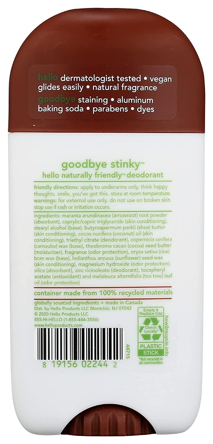 Hello Deodorant with Shea Butter Sweet Coconut 2.6 oz Natural