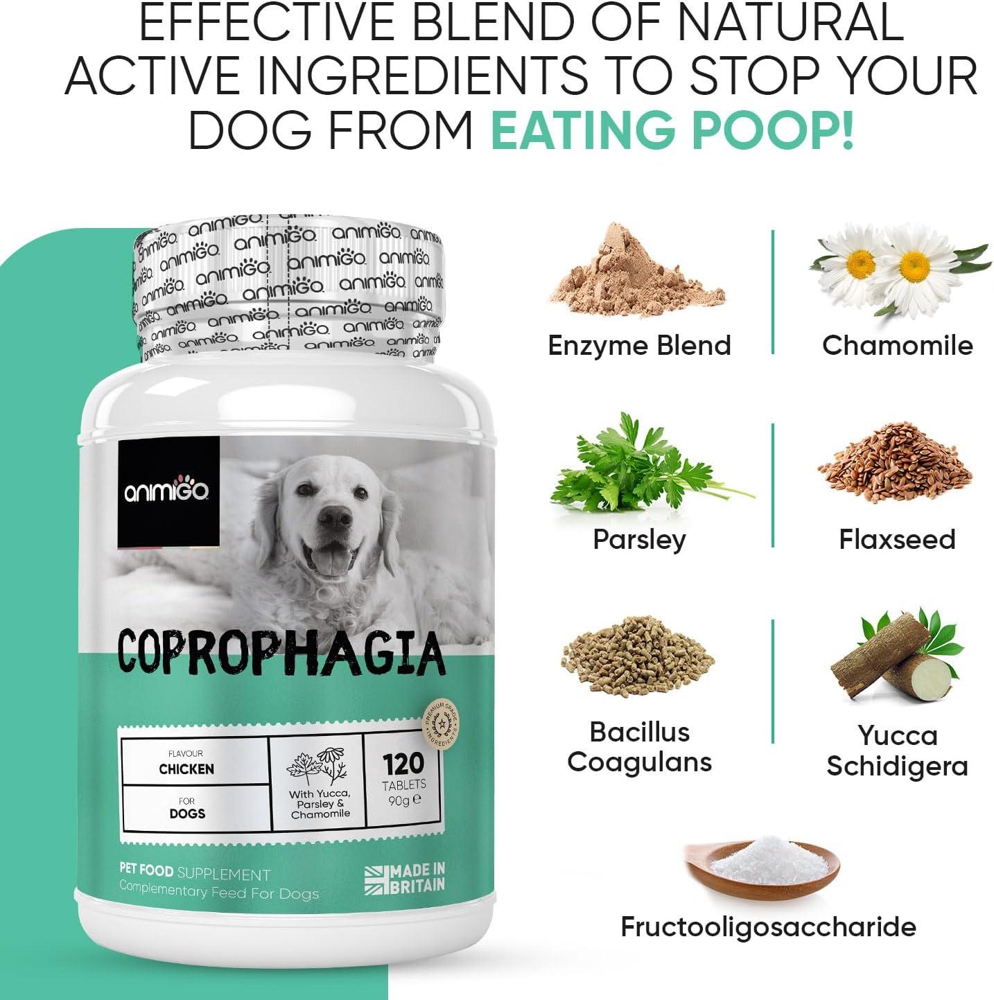 Coprophagia Deterrent for Dogs 120 Chickenflavour Dog Stool