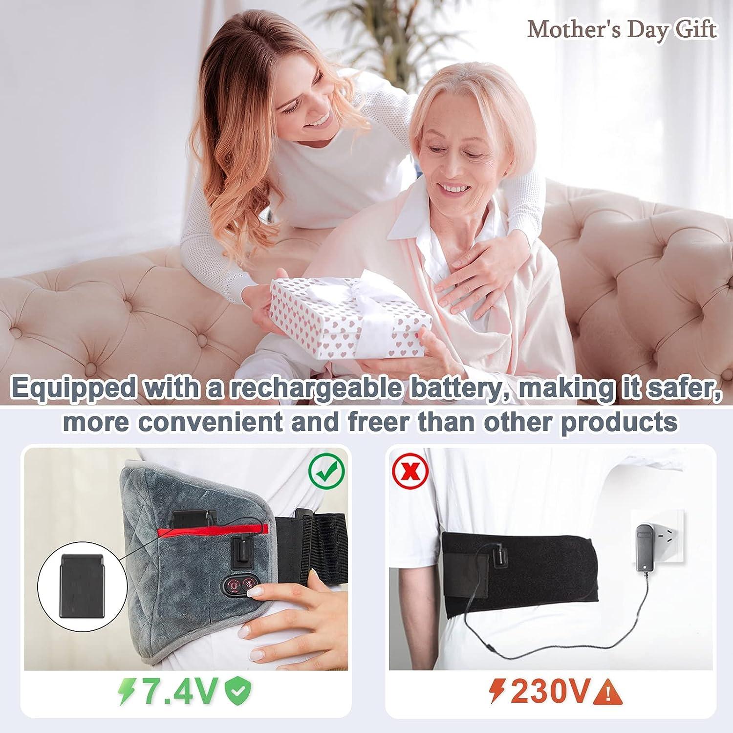  JUHOT Neck Massager with Heat, Portable Electric Pluse Neck  Massage for Pain Relief, The Best Gift for Parents Friends Birthday  Thanksgiving Valentine's Day : Health & Household