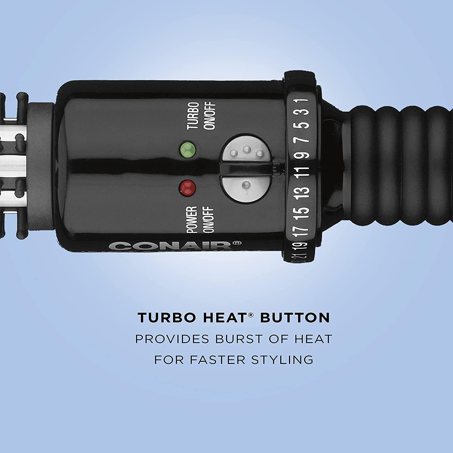 Conair Instant Heat Styling Brush 0.75 Inch Pack of 1 Fast HeatUp