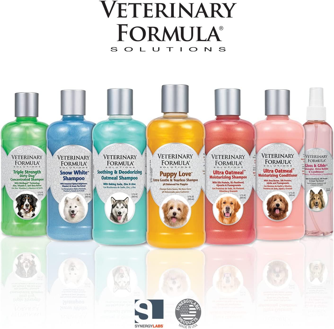 Veterinary Formula Puppy Love Tearless Shampoo 17 oz Gentle, FreshScented Cleansing for