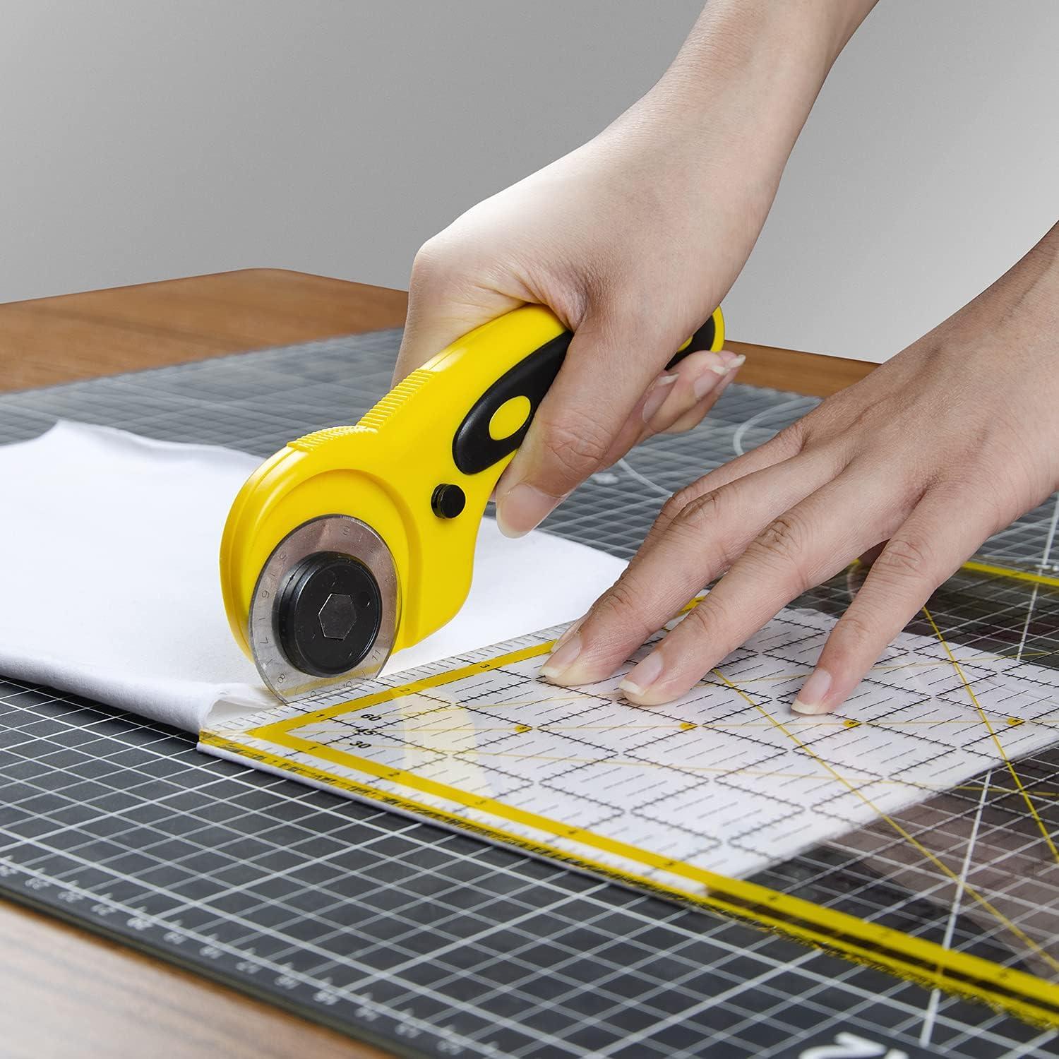 WORKLION 45mm Rotary Cutter Set Ergonomic Rotary Cutter with Safety