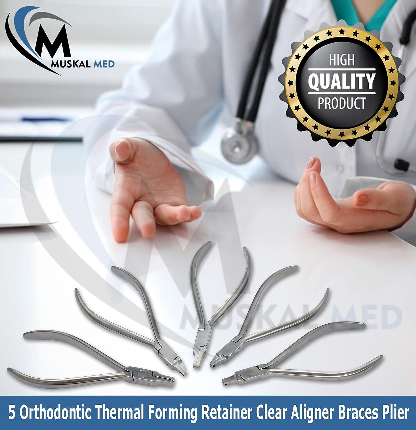 VISION TEK MED Orthodontic Dental Mini Dot Dimple Plier Thermal Forming