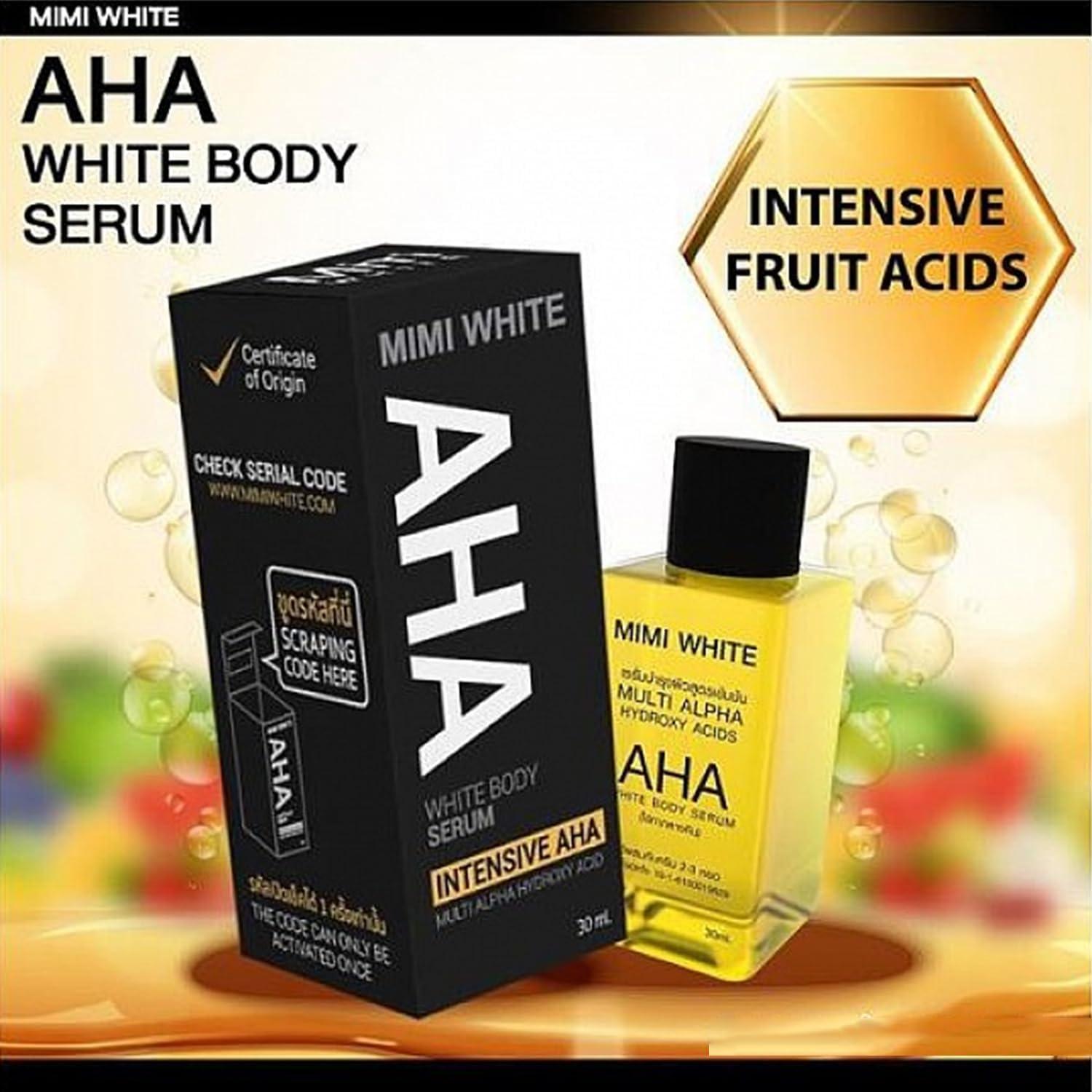 MIMI White AHA Youthful Radiant Glowing Moisturizing Serum