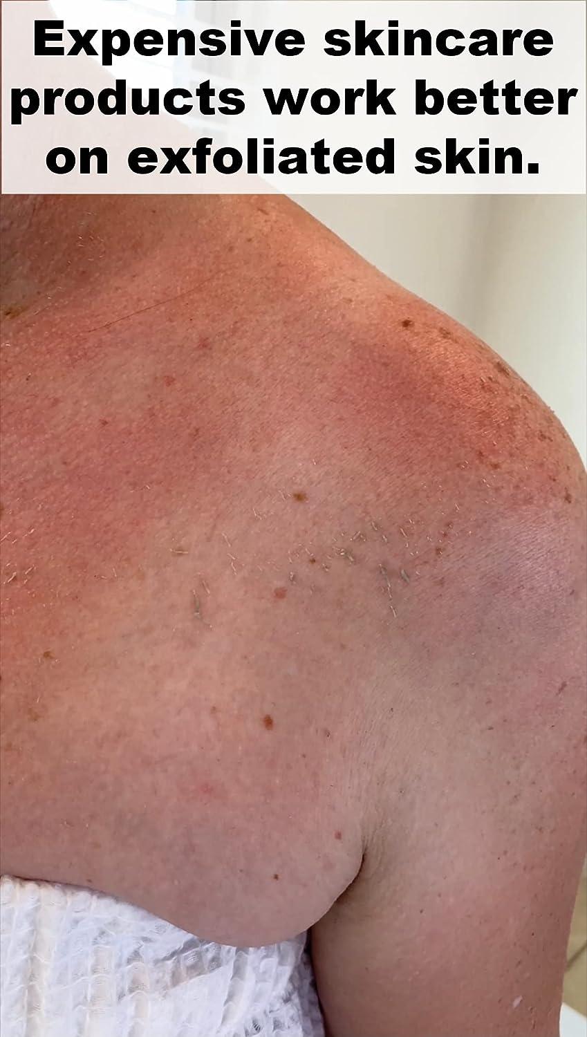 SILK Exfoliating Glove Deep Exfoliation for Smooth Skin and Keratosis