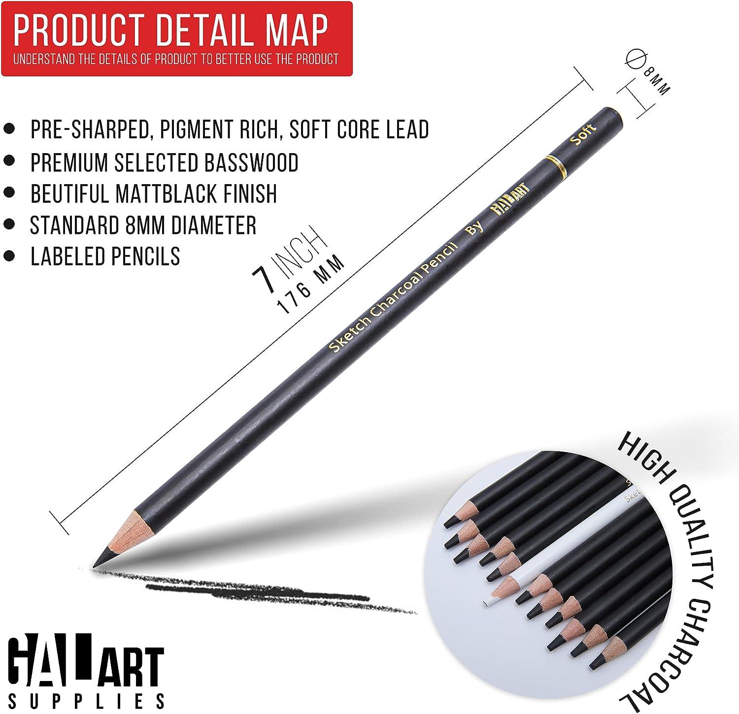 Charcoal Supplies, Charcoal Pencils, Pencil Sketch