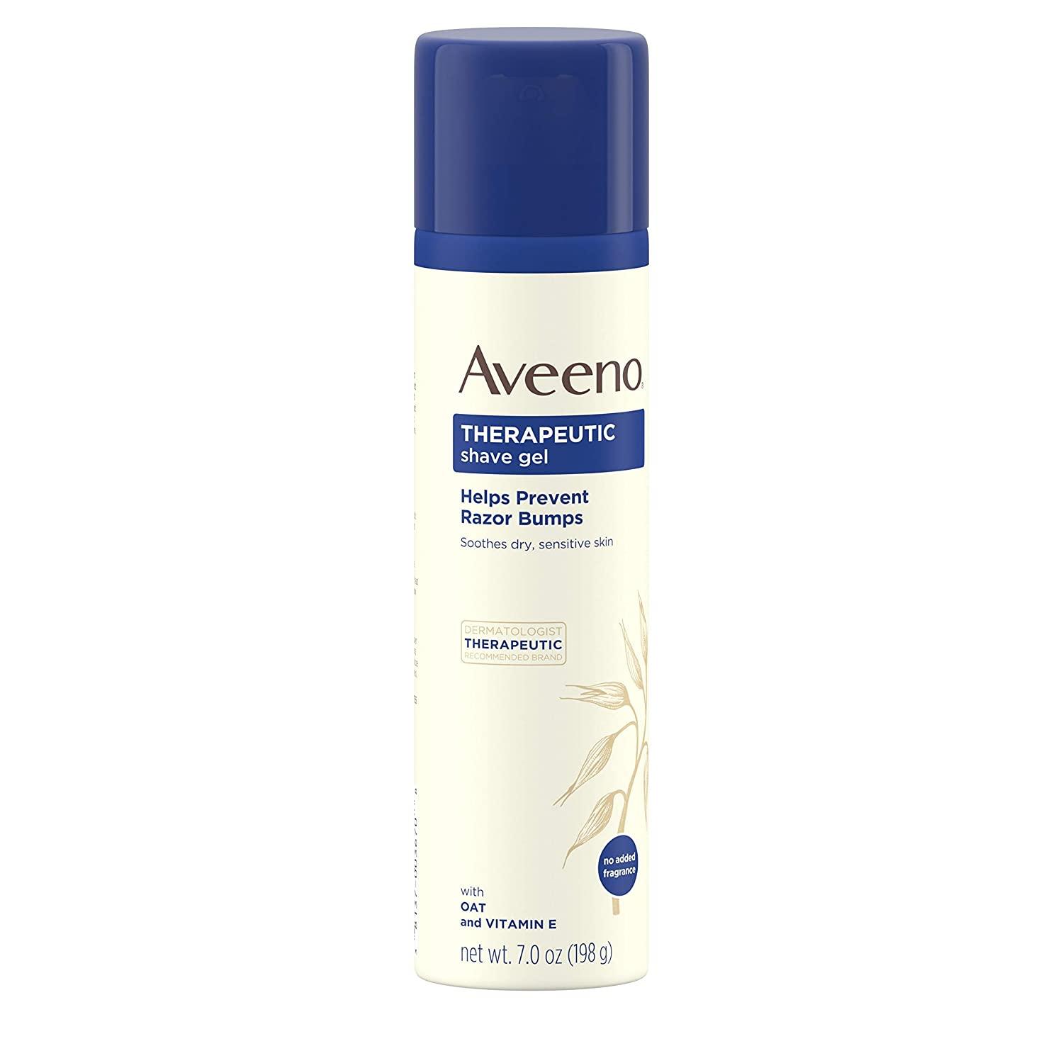 Aveeno Therapeutic Shave Gel with Oat & Vitamin E Razor Bump