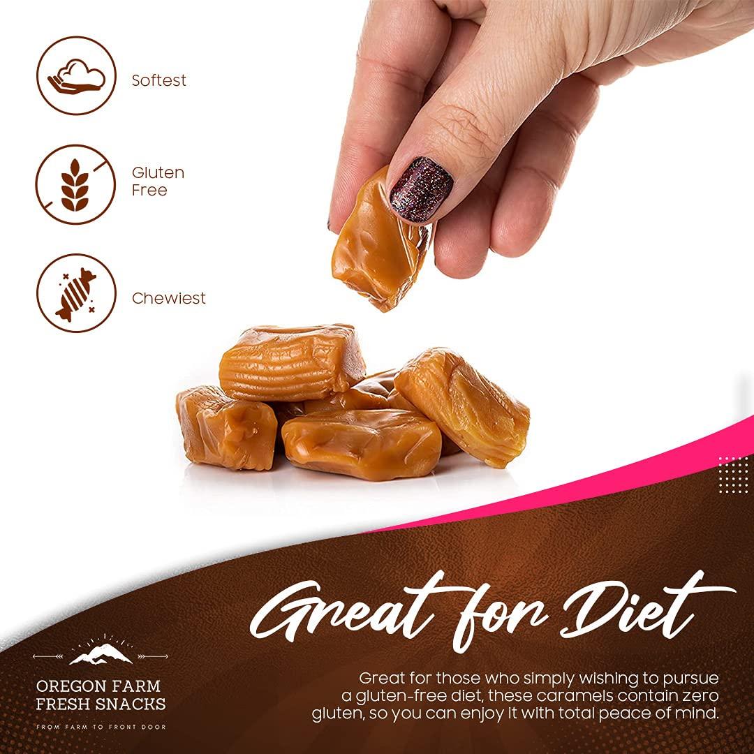 Oregon Farm Fresh Snacks Salted Caramel Gourmet Candy Oregon Made