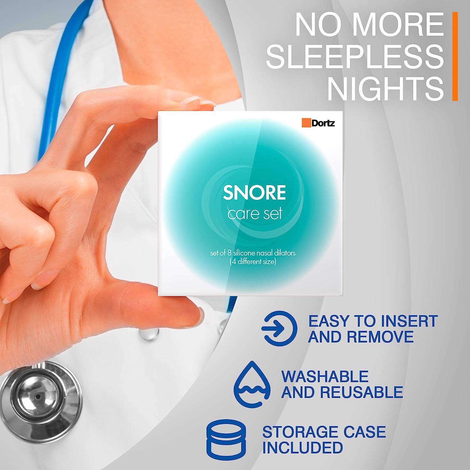 Set of Nose Vents Effective Anti Snoring Solution & Nasal Dilators