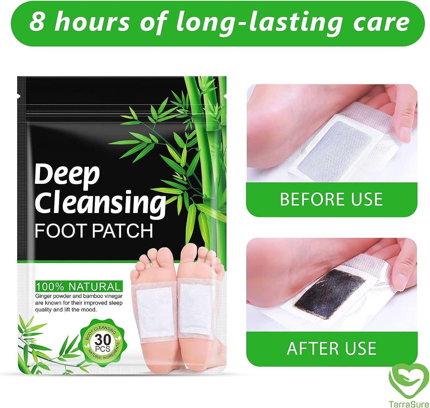 Foot Pads 30 Pads Ginger Foot Pads Foot Patch for Better Sleep Anti