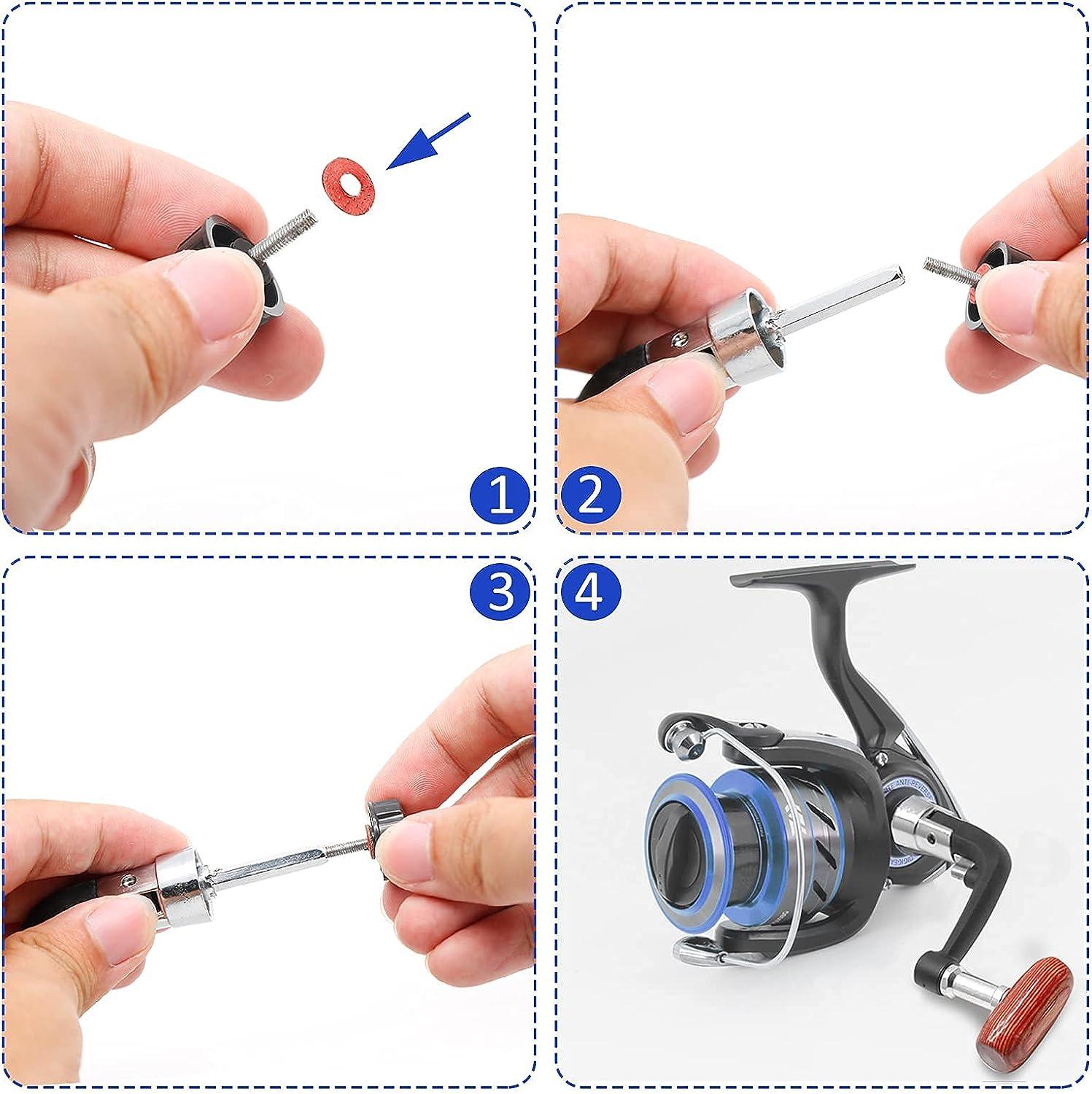 Zorveiio Fishing Spinning Reel Handle Replacement Large