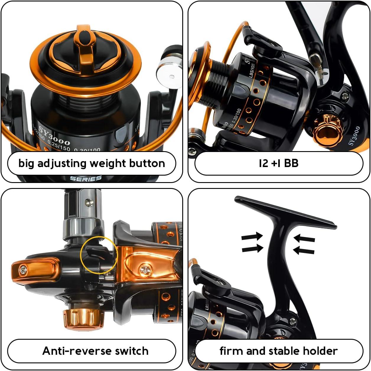 Spinning Fishing Reel, Rapid Angel Reel, 12 1 BB Stainless