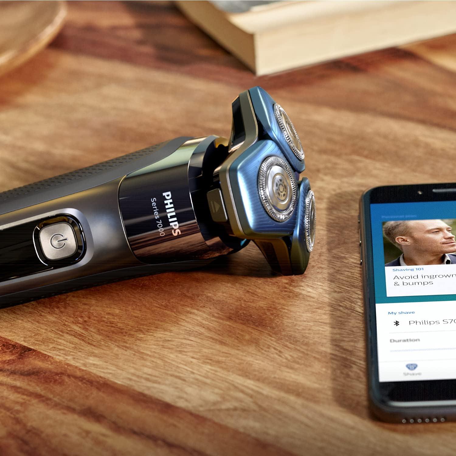 Philips S7000 Chrome Electric Shaver Men - Model S7788/55 | Dry