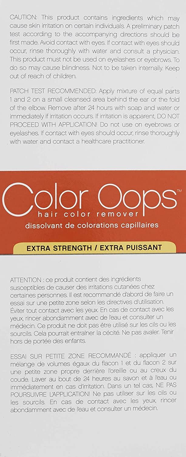 Developlus Color Oops Extra Strength Hair Color Remover BRAND NEW