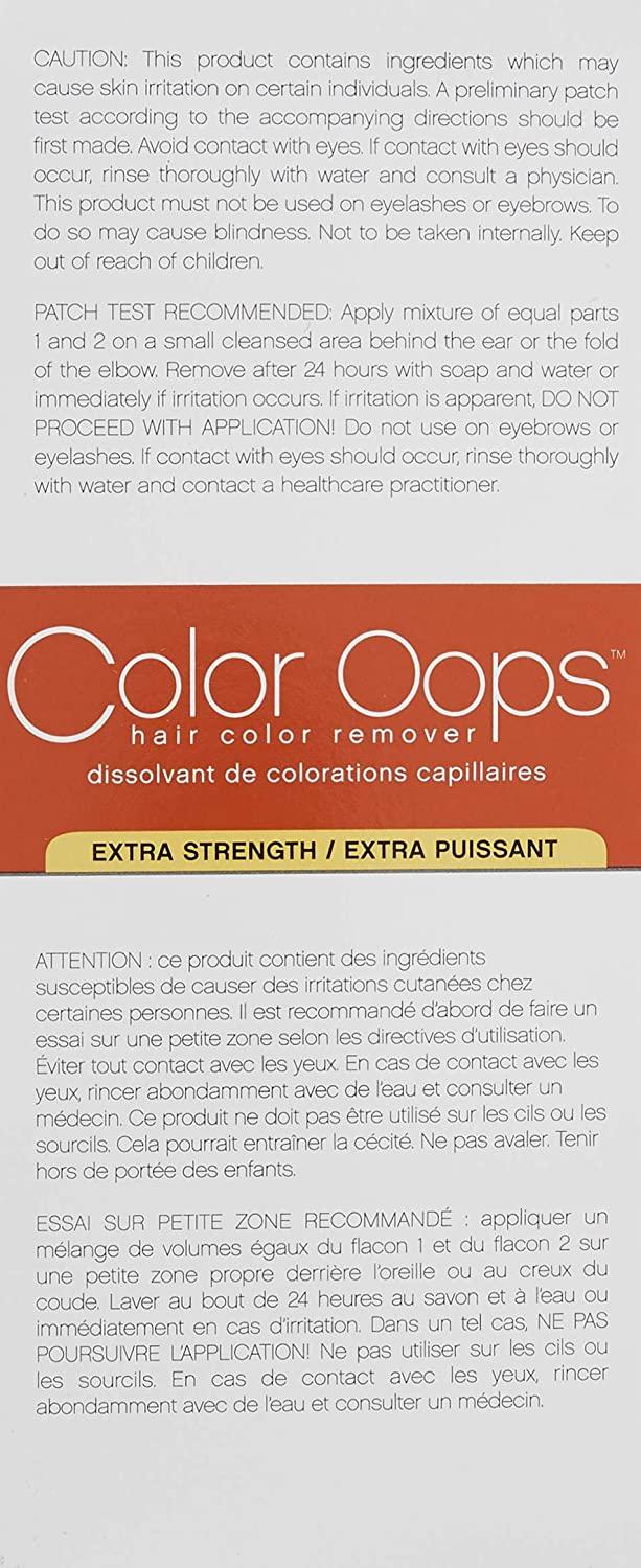 Color Oops Developlus Color Oops Color Remover (extra Strength)