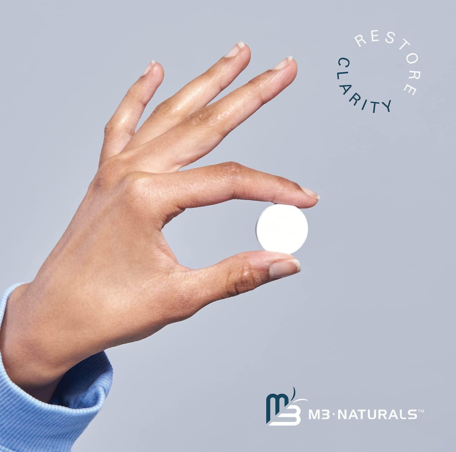 M3 Naturals Retainer and Denture Cleaner 120 Tablets Removes Bad Odors