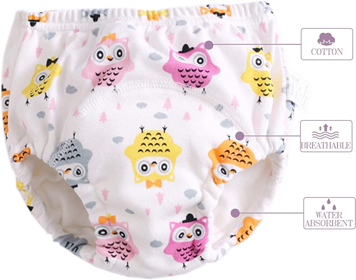 Training Underwear for Girls Potty Training Underwear for Girls Potty  Training Underwear 3t Potty Training Pants 3t-4t Potty Training Underwear  for Girls Toddler Training Underwear Girls Waterproof Style B 3T (Pack of