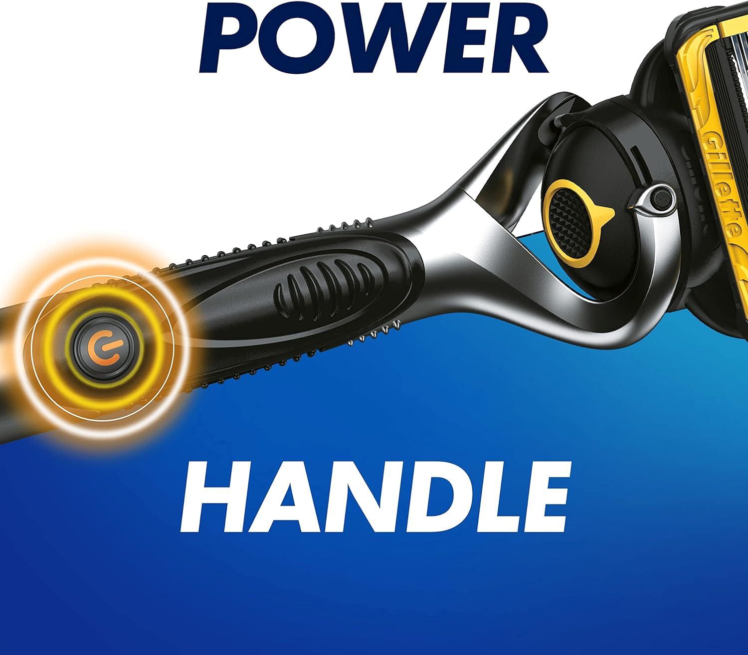 Gillette ProShield Power Men's Razor + 9 Razor Blade Refills with ...