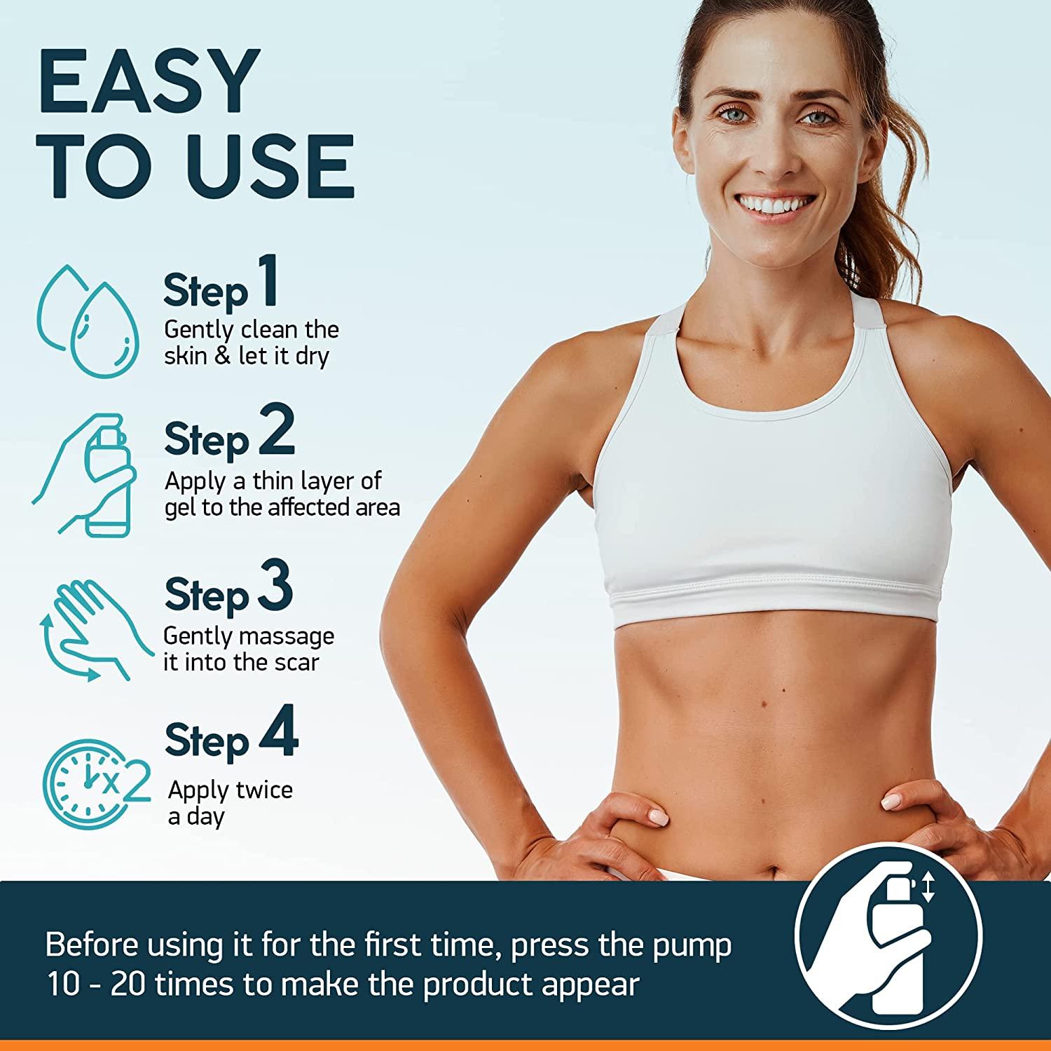 Scar Cream Gel with Retinol, Allantoin, Vitamin E, Betaine Post