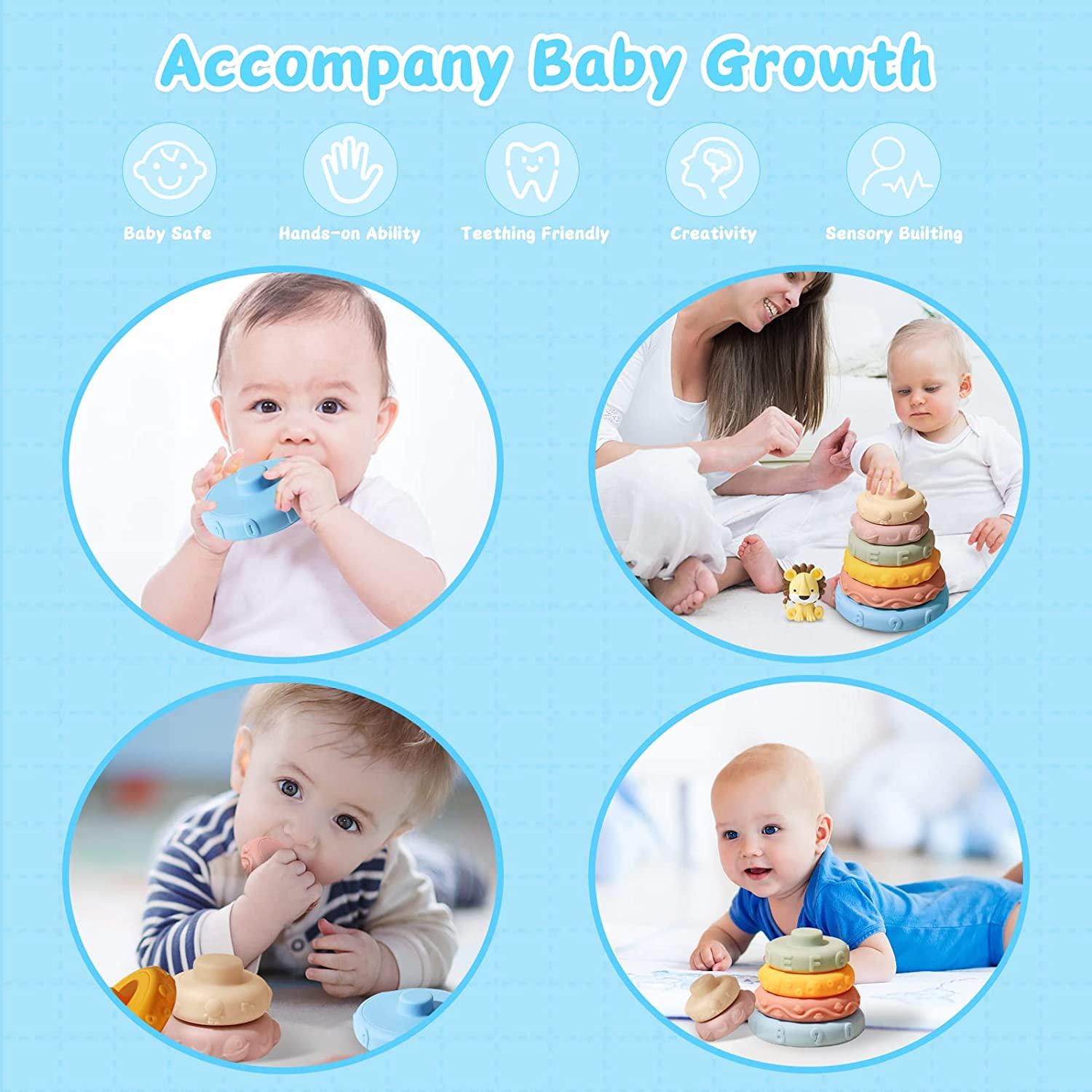 Aazon.co: Baby Toys 6 To 12 Onths, 5 In 1 Ontessori Toys For 1 Year - View #2