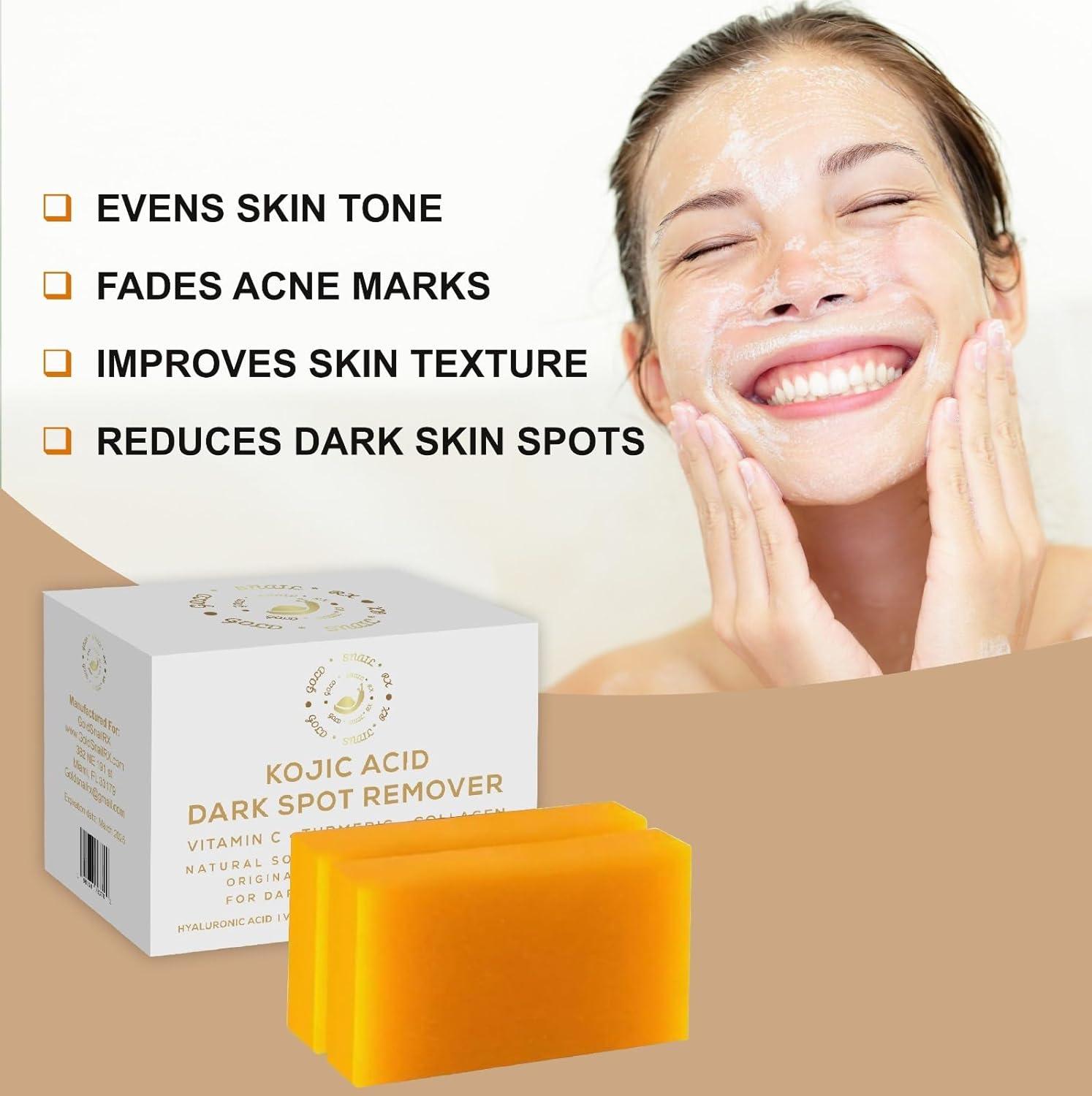 Skin Soap 2-Pack Glutathione Whitening Soap Bars