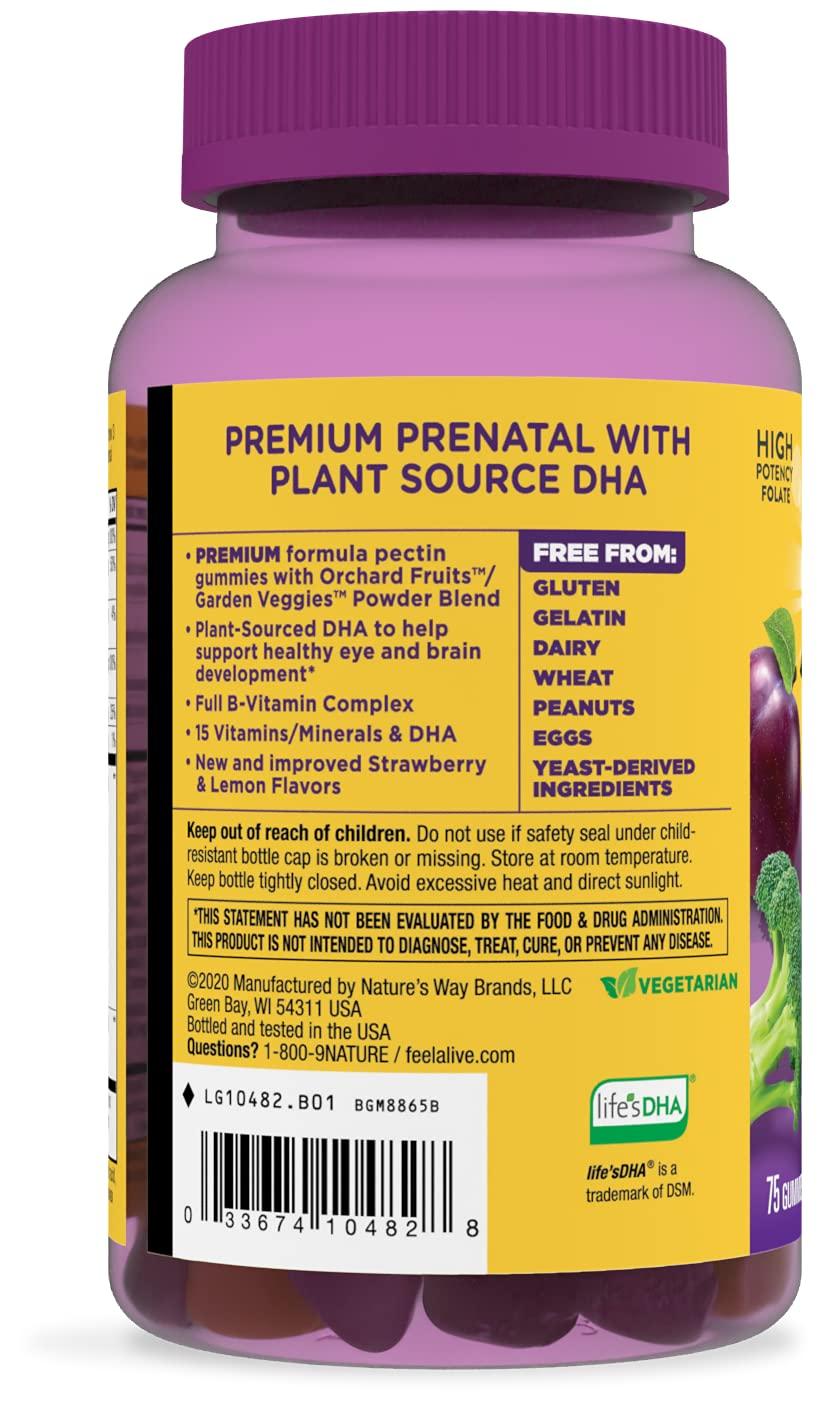 Nature's Way Alive! Prenatal Gummy Vitamins 75 Gummies