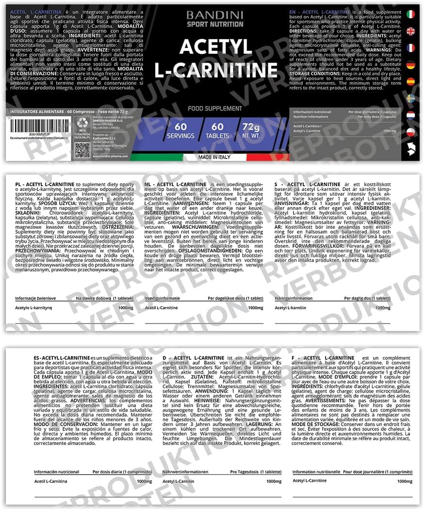 acetil l carnitina amazon Acetil l-carnitina 1000 mg de fuerza máxima