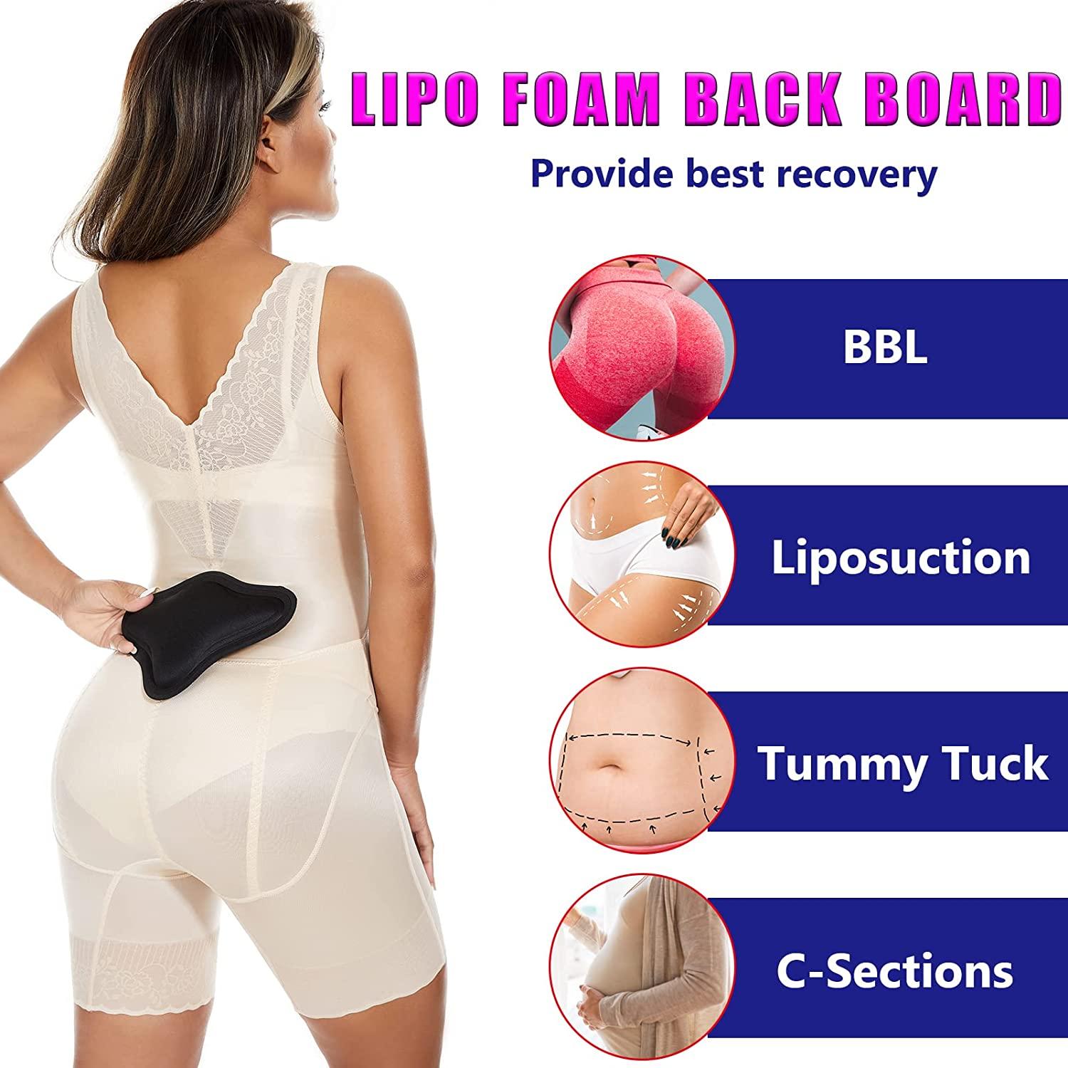 SHCKE Abdominal Compression Board Post Surgery Liposuction Lipo Lumber Back  Board after Lipo Backboard Foam Boards for Lipo Recovery Back Compression  Board 