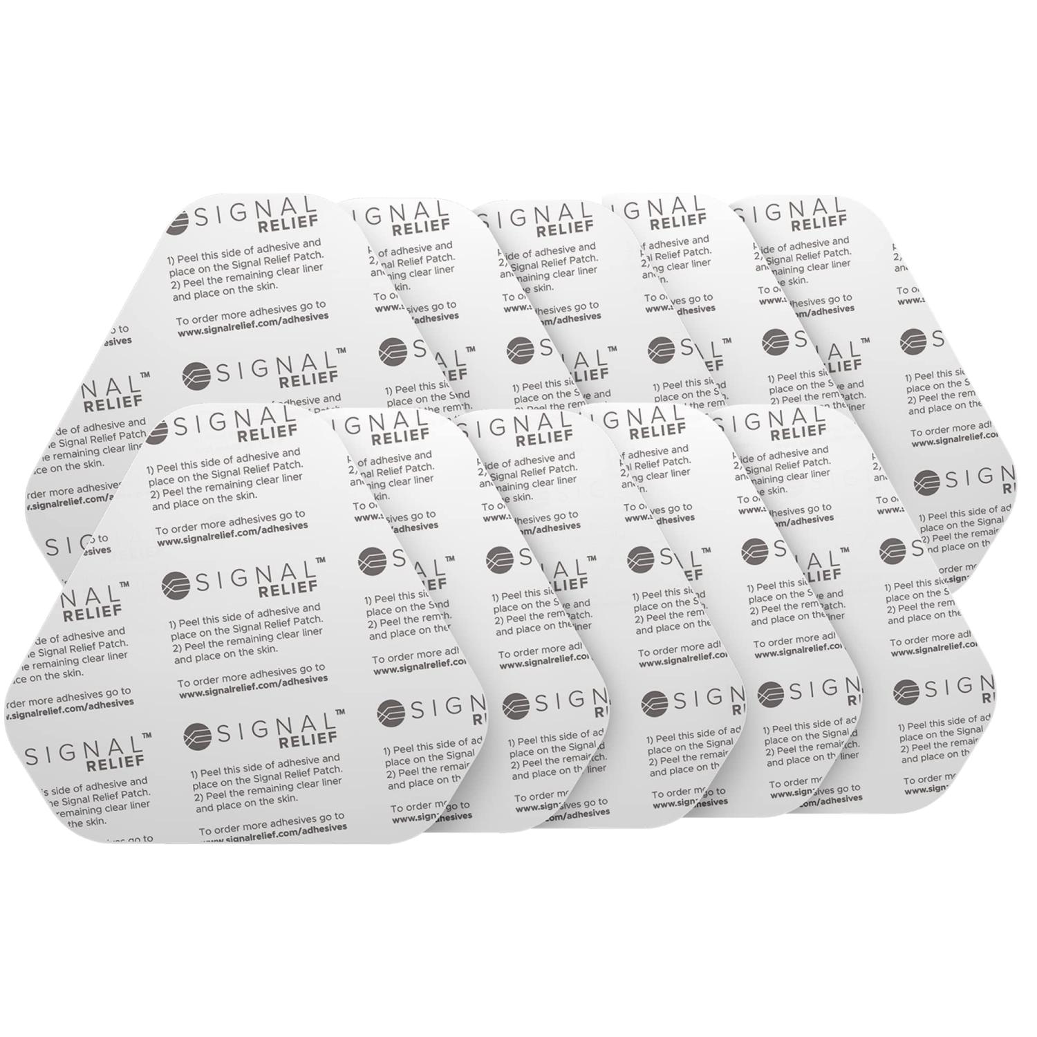 SIGNAL RELIEF Replacement Adhesive Pack 3.5 Reusable Silicone