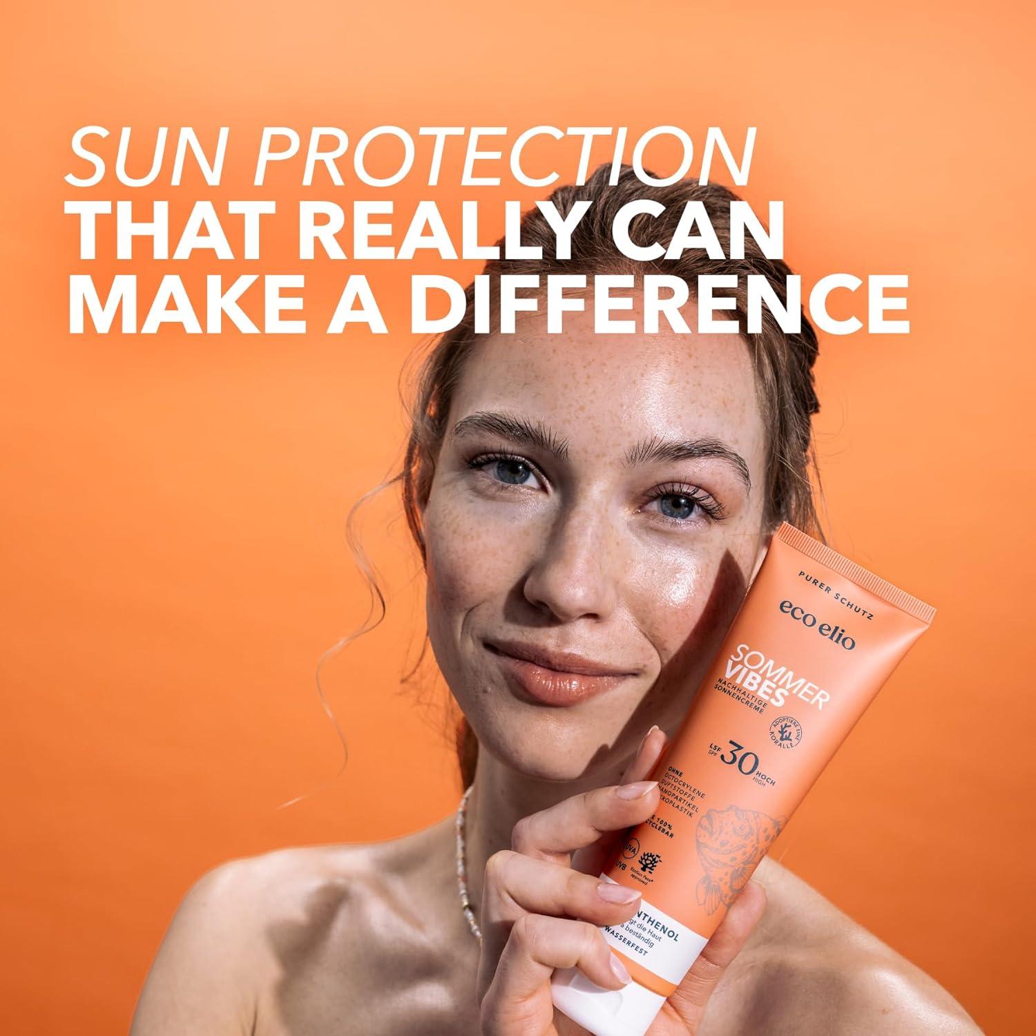 eco elio SPF 30 sustainable sun cream 150ml "Summer Vibes" I Waterproof