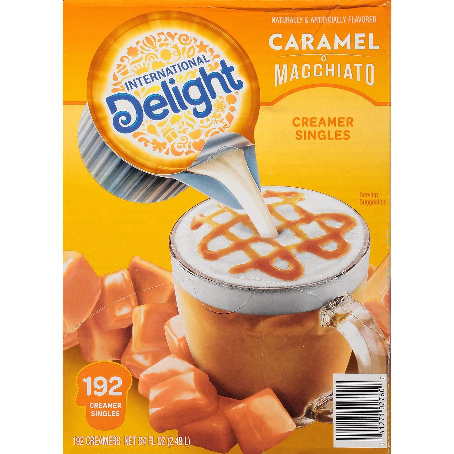 International Delight Caramel Macchiato Creamer 192 per case.