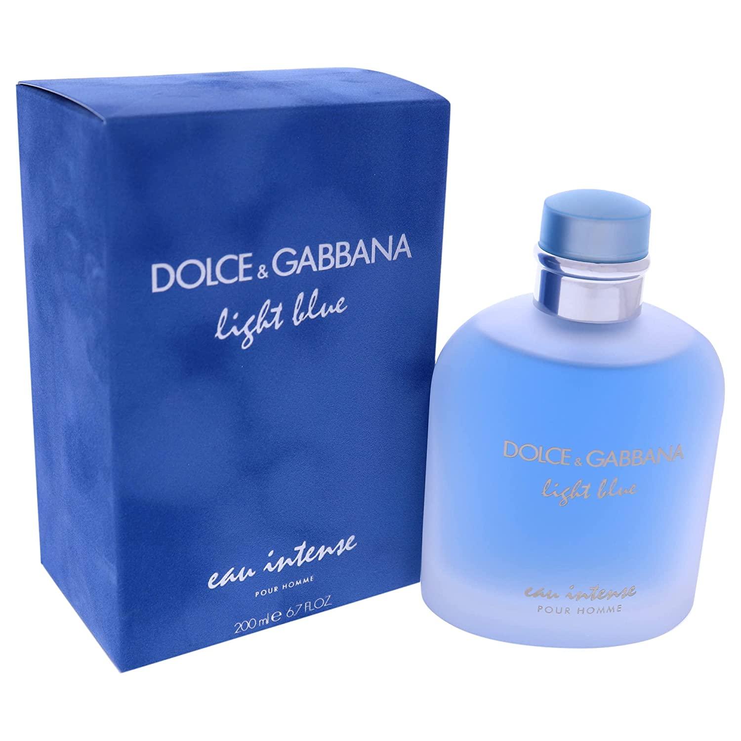 Dolce Gabbana Light Blue Eau Intense for Men Eau De Parfum Spray