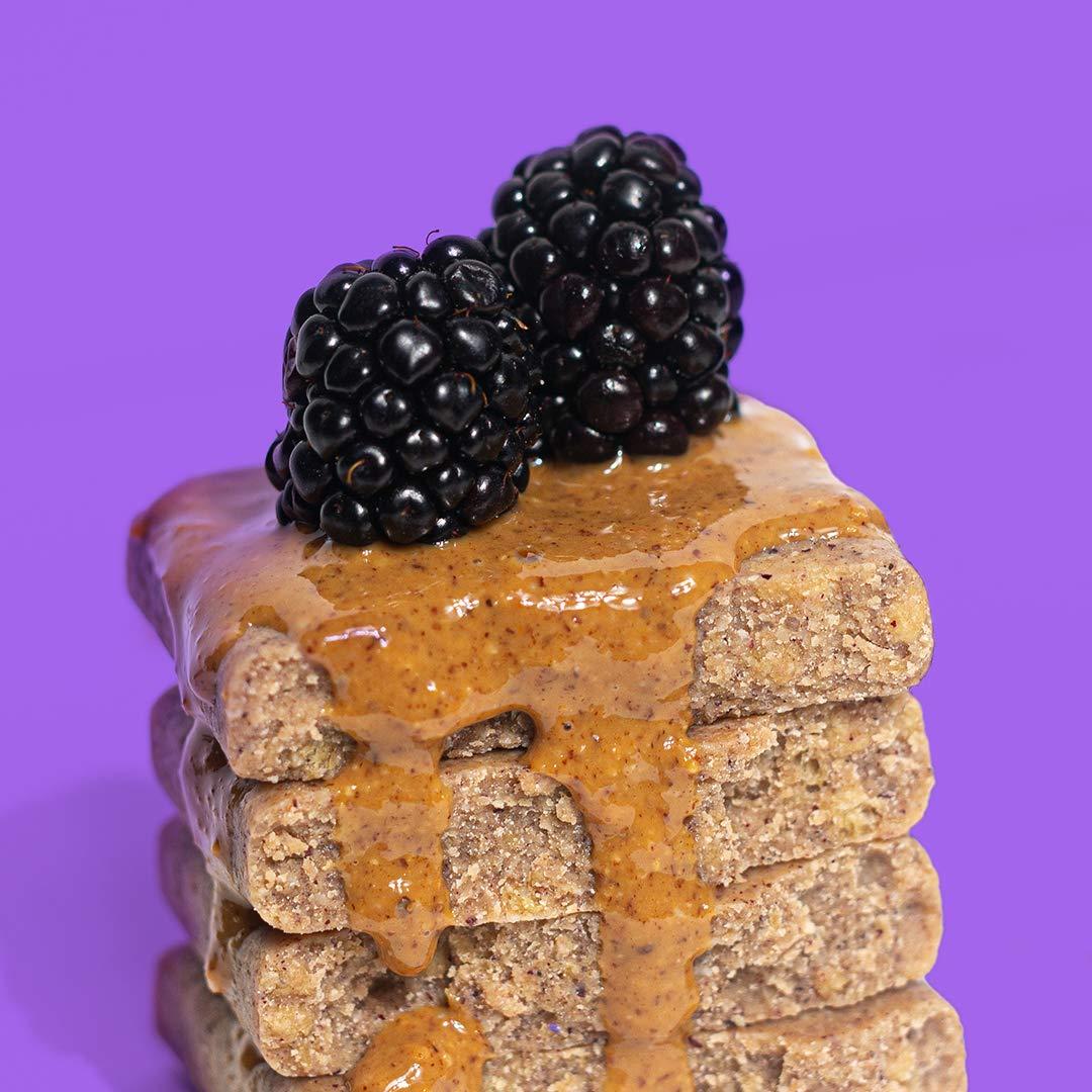 Keto Krisp Almond Butter & Blackberry Jelly Bars - 12 Pack | Low-Carb