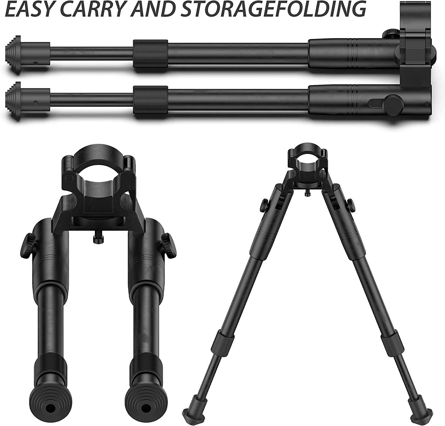 Bestsight Clamp on Bipod for Rifles 69 inch Adjustable Height