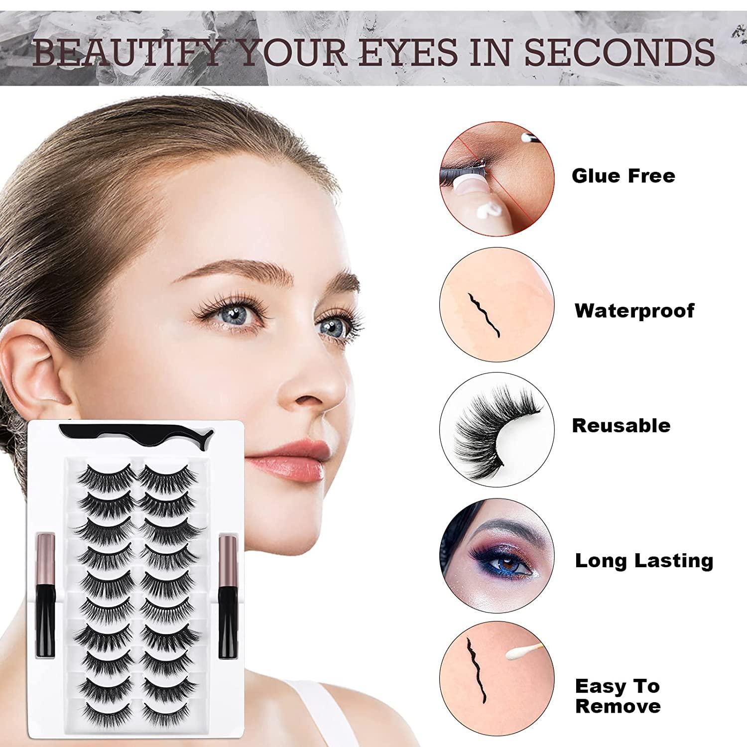 20 Kinds of 3D 5D Eyelash Kit with Different Density,
