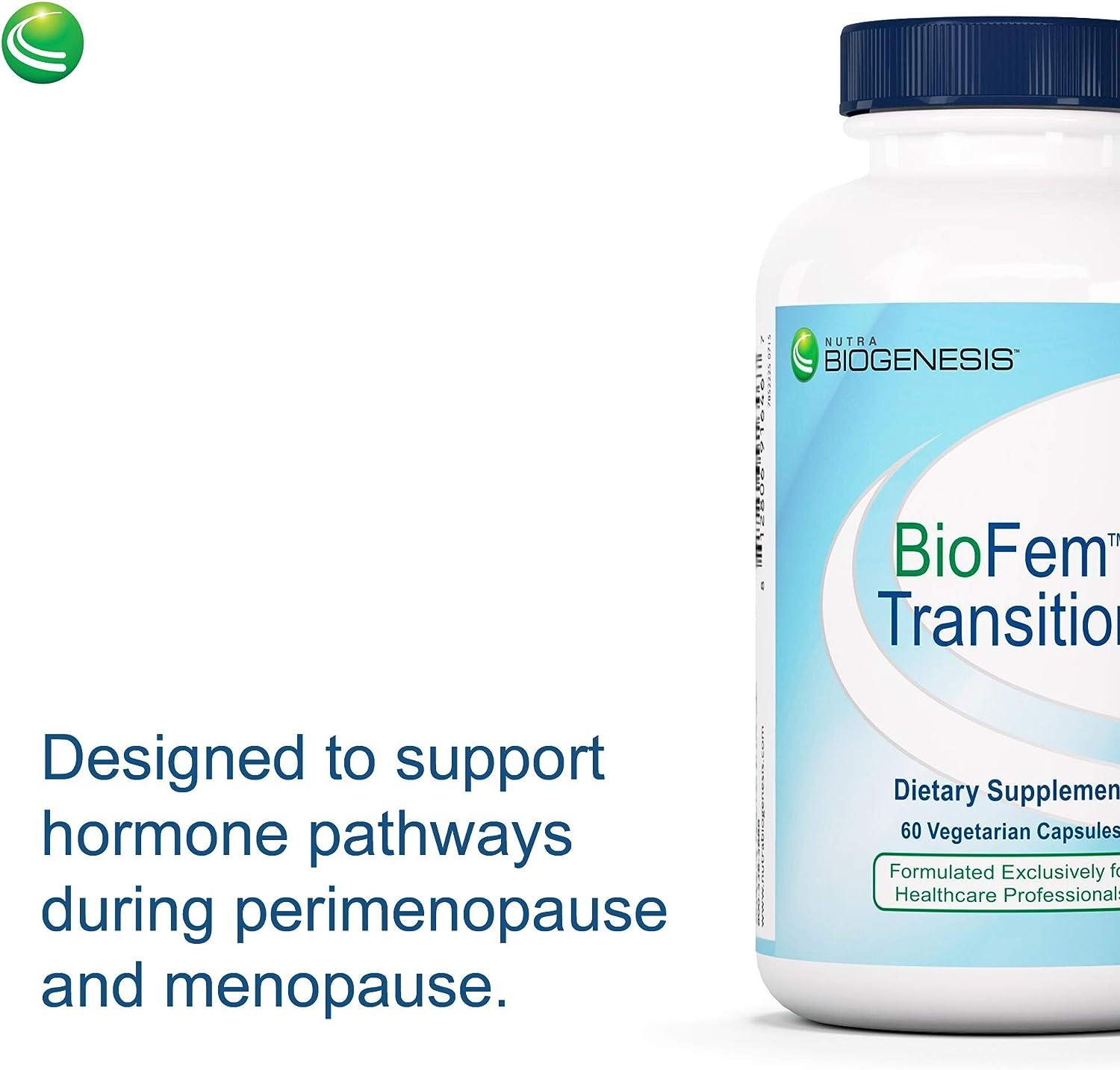 Nutra BioGenesis BioFem Transition DHEA Pregnenolone Wild Yam and