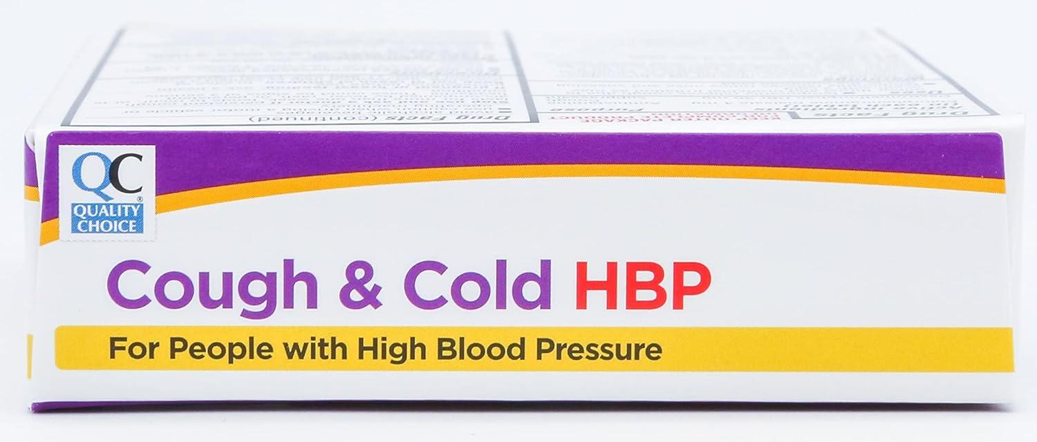 Quality Choice Cough & Cold HBP High Blood Pressure Cough and Cold