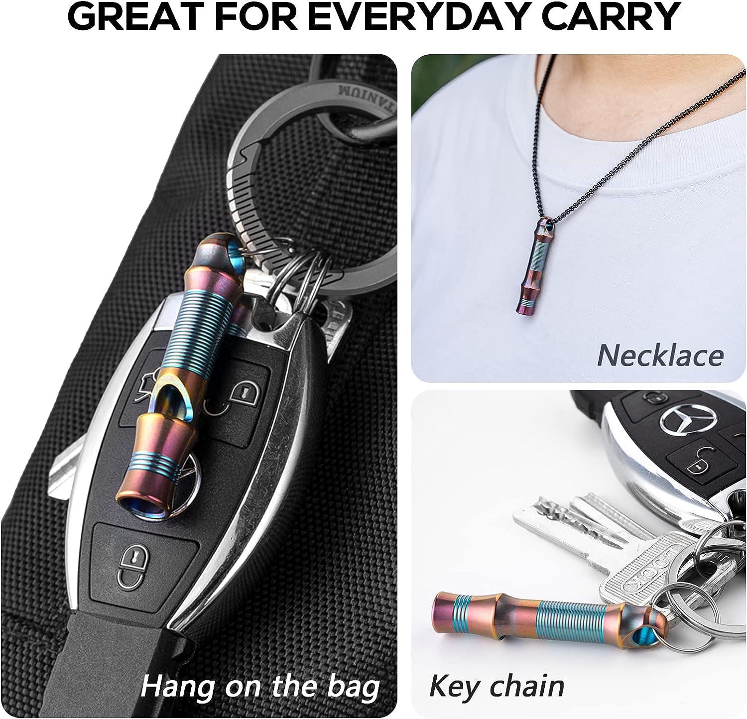 Buy TISUR Carabiner Titanium Keychain Chain Small Fashionable