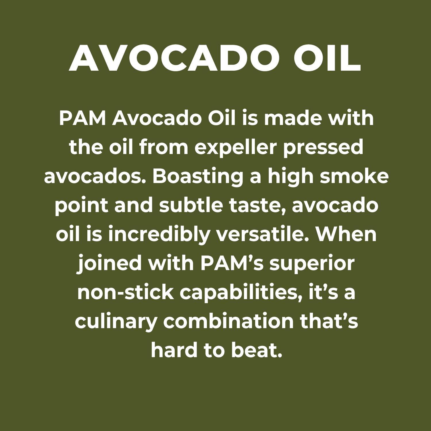 PAM Avocado Oil NonGmo Cooking Spray, 5 oz