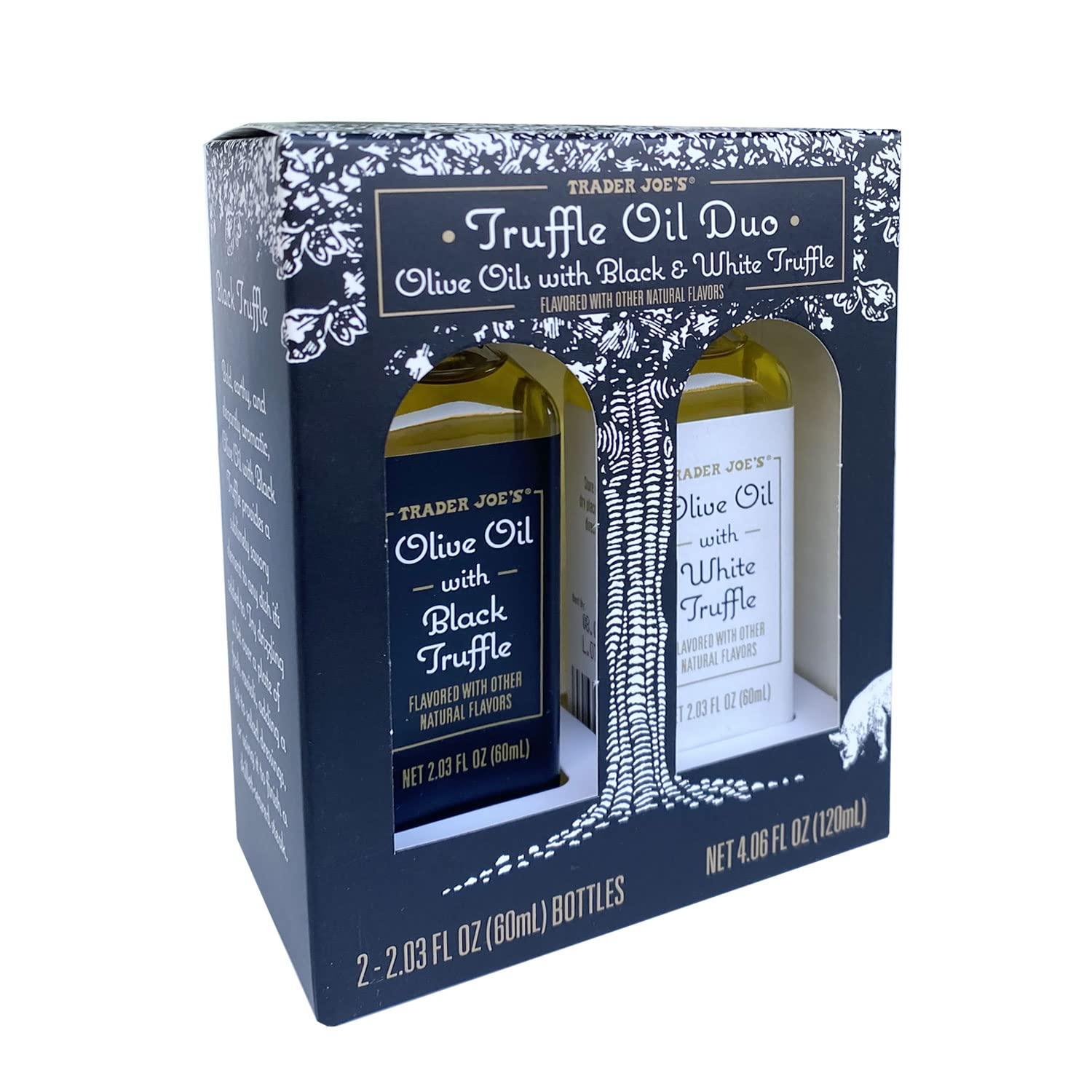 Trader Joe's Selected Truffle Oil Duo Olive Oil with Black & White