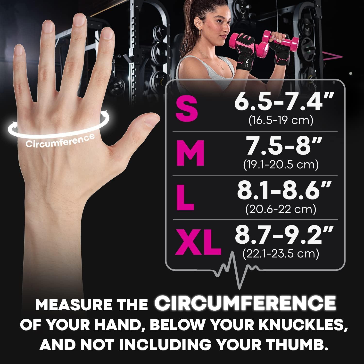 thumbnail image 2 of Weight Gloves Men MHiL Gloves For Men & Women Weight Lifting Exercise Plus Gym Training Medium NEW Gym Gloves Mens Wrist Support 2 of 13