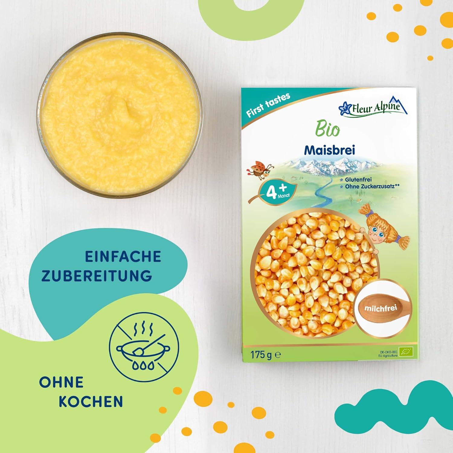 Fleur Alpine Bio Baby Porridge Mais SPAL Gluten-Free Breakfast