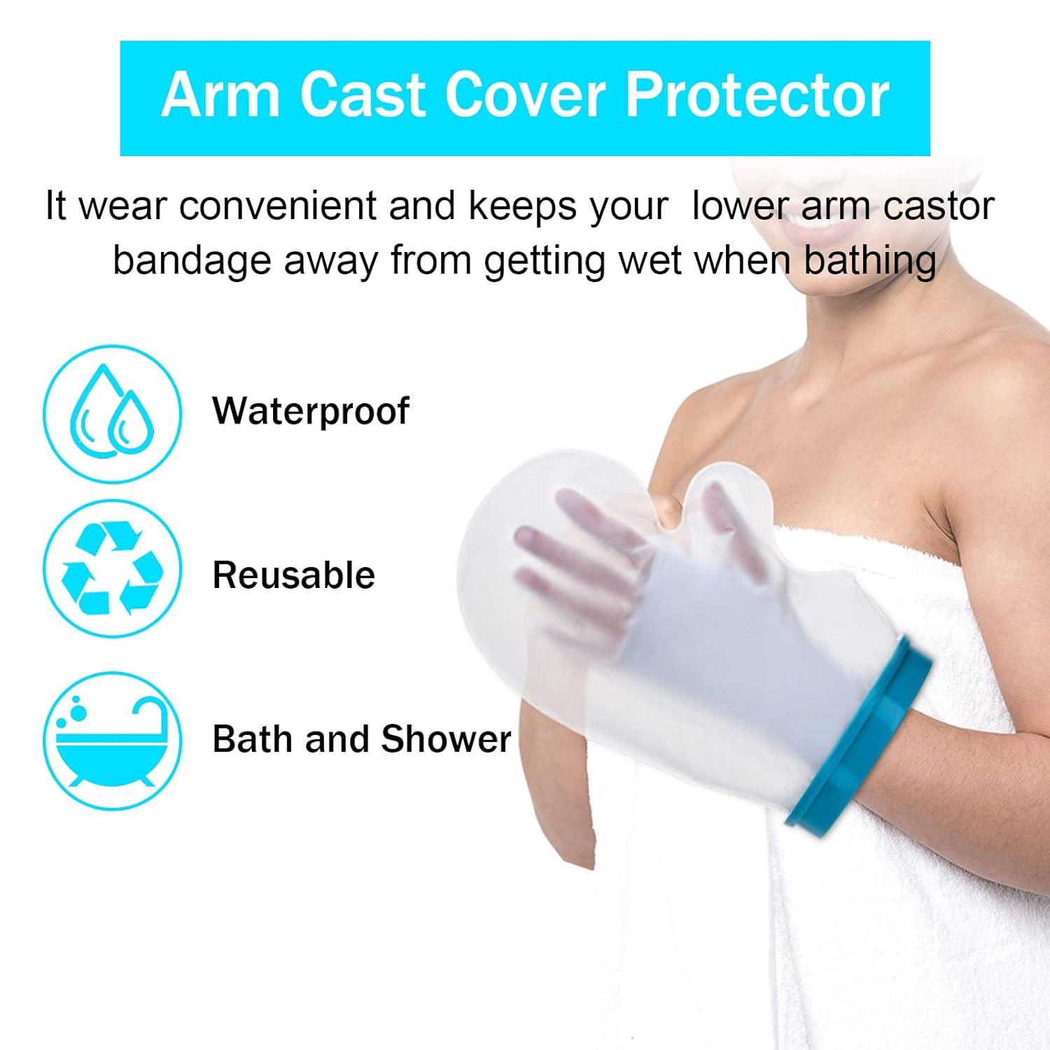 Nofaner Waterproof Hand Cast Cover Protector for Shower Reusable Cast