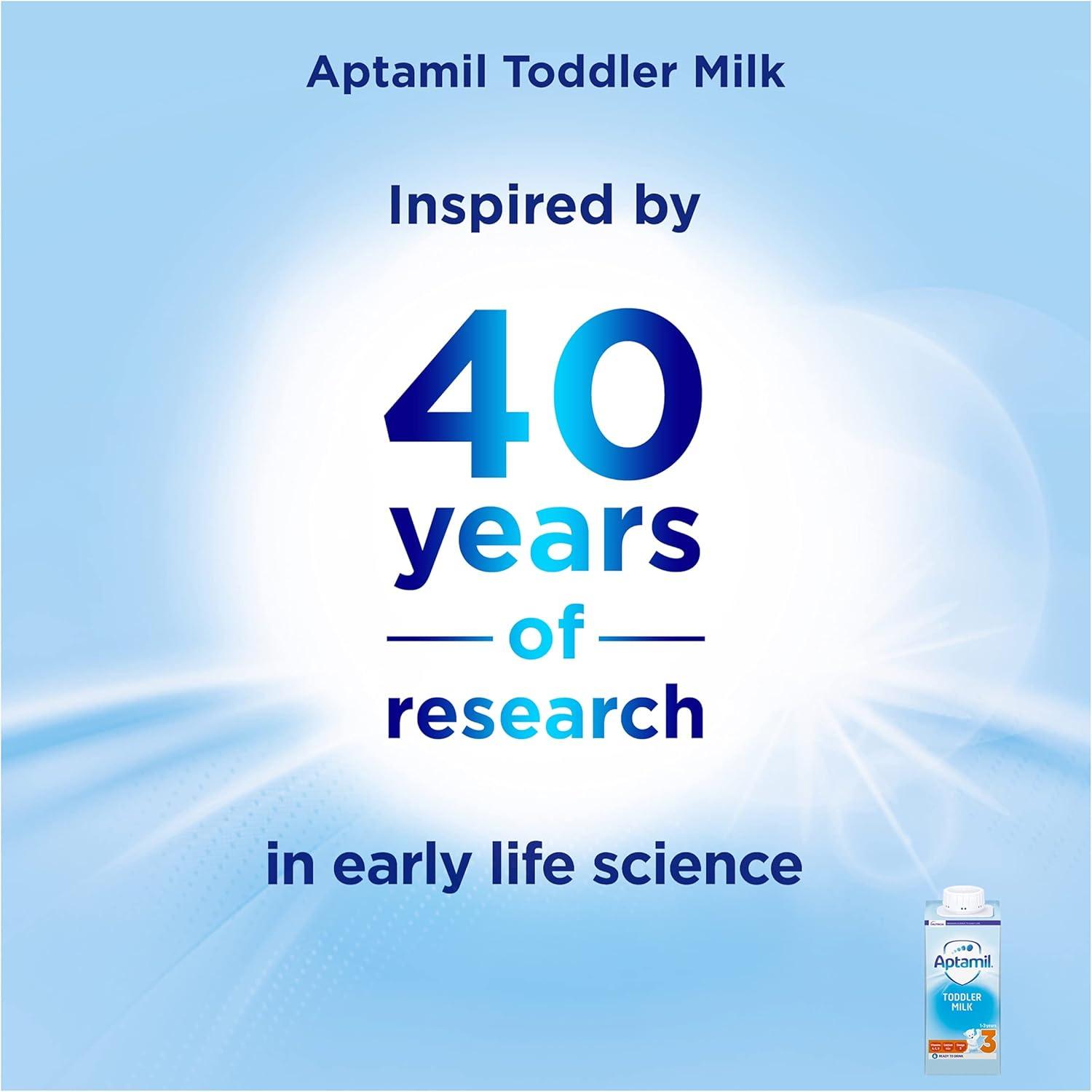 Aptamil 3 Toddler Baby Milk Ready to Drink Liquid Formula 1-3