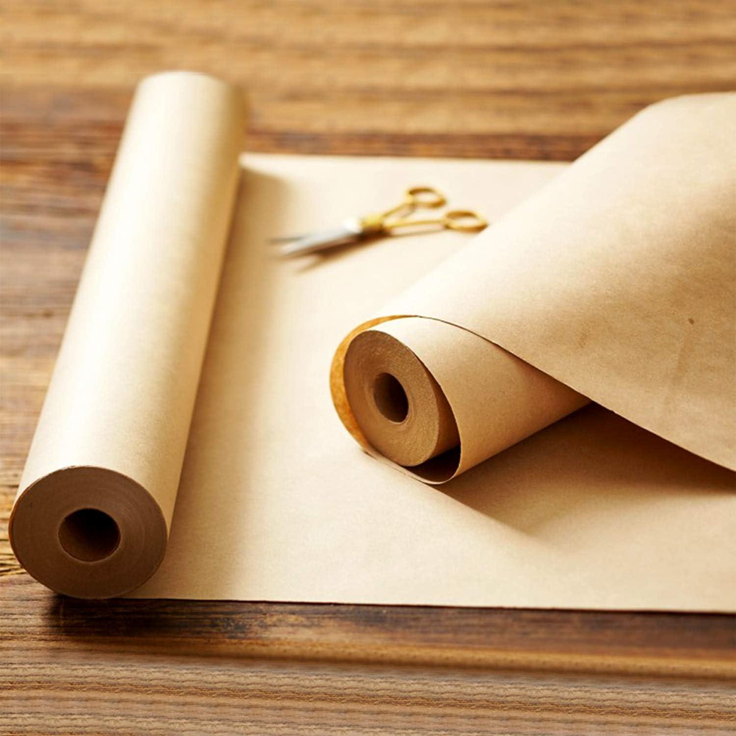American Made 100% Recycled Brown Kraft Paper Roll 17.50 x 1800